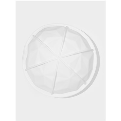 Форма для муссовых десертов и выпечки KONFINETTA «Кристалл», силикон, 19×9.8 см, белая