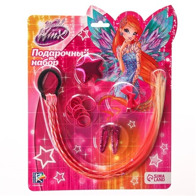 Подарочный набор аксессуаров для волос, розовый, WINX
