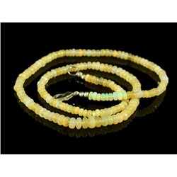 Бусы из Опала рондель 5-7мм, 48см, 11,4г