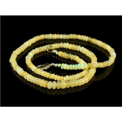 Бусы из Опала рондель 5-7мм, 48см, 11,4г