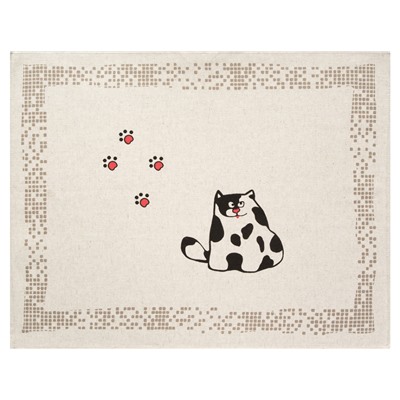 20С189-ШР+К/п.р/фкор Комплект полотенец из 3 шт 46*60 "Коты-3" рис. 373