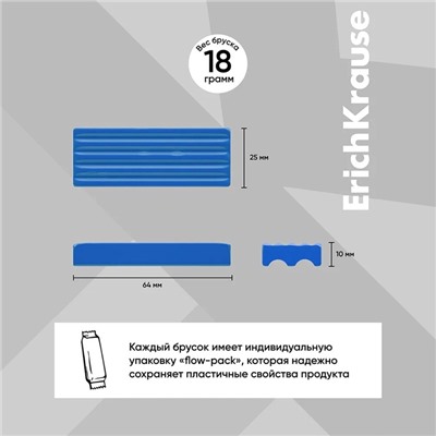 Пластилин 12 цветов, 216 г, ErichKrause "Jolly Friends", со стеком, в картонной упаковке
