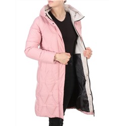 2158  PINK Пальто зимнее облегченное  женское YINGPENG (150 гр .холлофайбер)