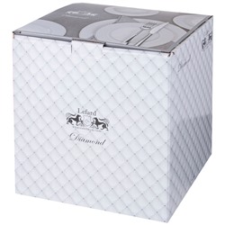 ЧАЙНЫЙ СЕРВИЗ  LEFARD "ДИАМАНД ГОЛД" НА 6 ПЕР. 15 ПР. 1100/220/220/220 МЛ (КОР=2НАБОР.)