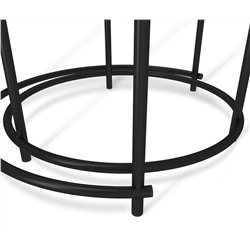 Столик кофейный SHT-CT7
                        дуб беленый / черный муар