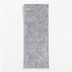 Набор конвертов для столовых приборов «Олень» 4 штуки, 8.5×21 см, 100% п/э, фетр, серый