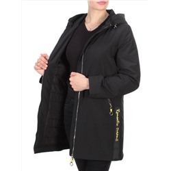 0828 BLACK Куртка демисезонная женская RIKA (100 гр. синтепон)