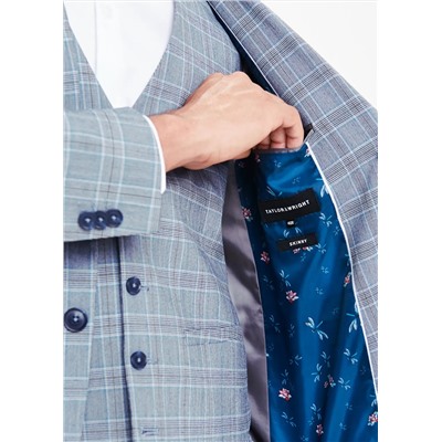 Taylor & Wright Blane Skinny Fit Check Suit Jacket