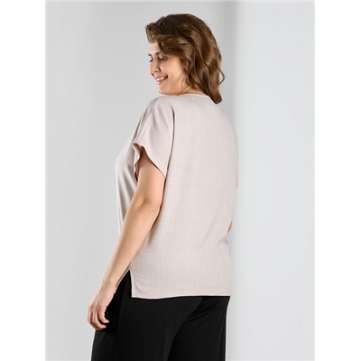 Женская блузка "Женский каприз-3" / бежевый