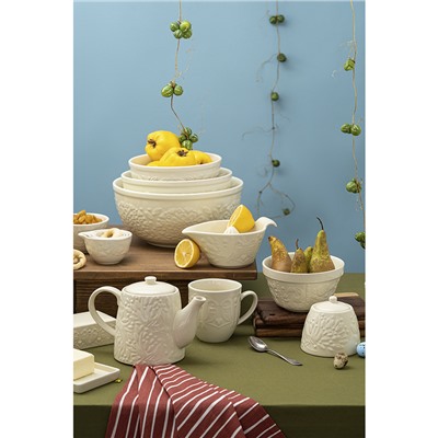 Сахарница Birds of Paradise, 400 мл, кремовая