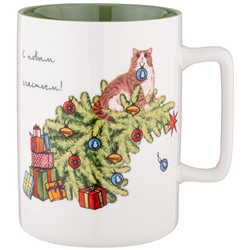 КРУЖКА LEFARD "С НОВЫМ СЧАСТЬЕМ" 400МЛ