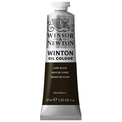 Краска масляная художественная Winsor&Newton "Winton", 37мл, туба, сажа газовая