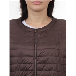 K-528 DK. BROWN Куртка демисезонная стеганая женская (70 гр. холлофайбер)