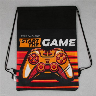 Мешок для обуви Start the game, нетканое полотно, размер 41×30 см