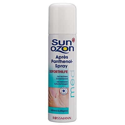 Sunozon med Apres Panthenol-Spray Soforthilfe Медицинский Пантенол Спрей быстрая помощь 150 мл