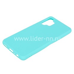 Задняя панель для Samsung Galaxy  A32 Силикон матовый (бирюза)