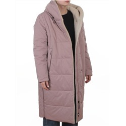T-9115 LILAC Пальто зимнее женское (верблюжья шерсть)