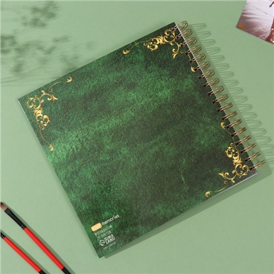 Фотоальбом на спирали 20 листов «Семейный альбом», объёмный элемент и 4 вкладки, 24×24 см