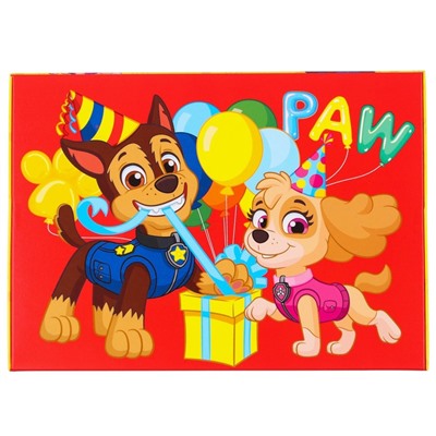 Коробка складная "Happy", 21х15х5 см, PAW PATROL