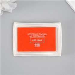 Штемпельная подушка «Оранжевая», 7.5×5.5×1.8 см