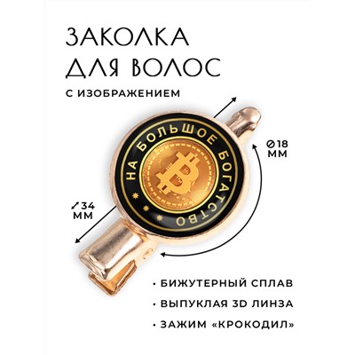 HZF-0004 Заколка На большое богатство (Биткоин)