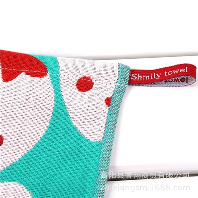 Towel, gauze strawberry for party, soft scarf, wholesale