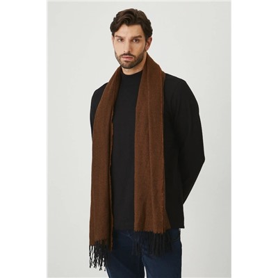 Longsleeve męski z fakturą  kolor czarny