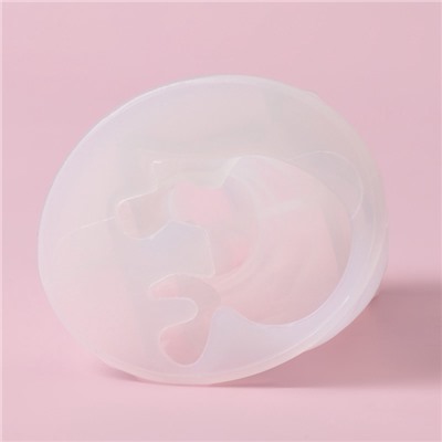 Молд Доляна «Бульдог», силикон, 8×6×7 см, белый