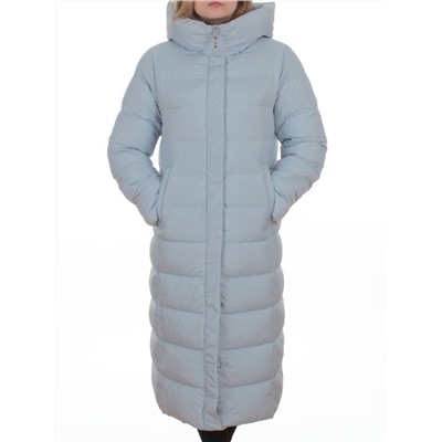 2037 LT. BLUE Пальто зимнее женское (200 гр. холлофайбер)