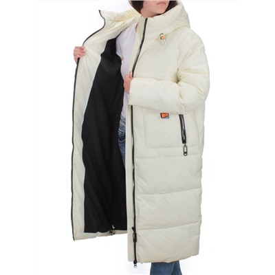 H-2209 WHITE Пальто зимнее женское (200 гр .холлофайбер)