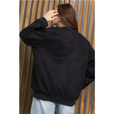 Бомбер Моя судьба (черный) Б13293-13М