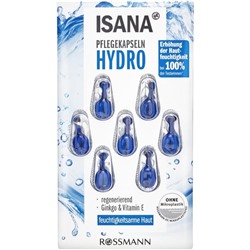 ISANA Hydro Kapseln Исана Капсулы по уходу Гидро эффект для обезвоженной кожи 7 шт.