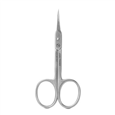 Frau Finger Ножницы маникюрные для кутикулы прямые / Classic FS-117SP, глянцевые, ручная заточка, 10 см