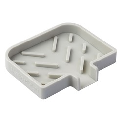 Мыльница Dry Flex, серая