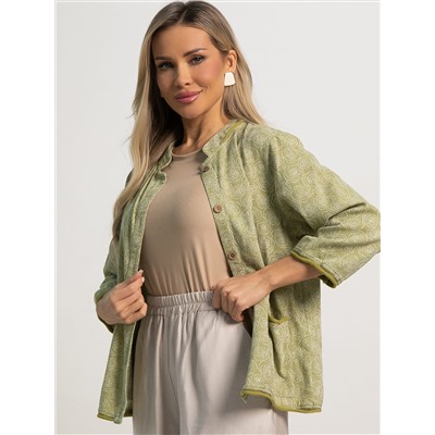 Жакет летний Бияги (олива) Б15529-4М