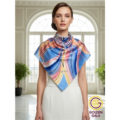 Платок шелковый "Абстракция" Арт 9788/13