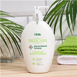 Гель для интимной гигиены Delicare с экстрактом лотоса и ромашки, 270 мл