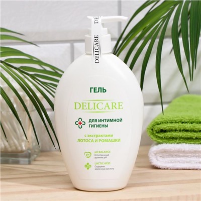 Гель для интимной гигиены Delicare с экстрактом лотоса и ромашки, 270 мл