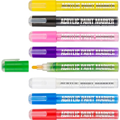 Маркер акриловый 3-5мм цвета ассорти CENTRUM 88310/24/Китай