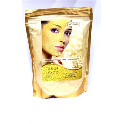 Маска сухая с золотом и коллагеном, лифтинг и лечение проблемной кожи, 200 гр