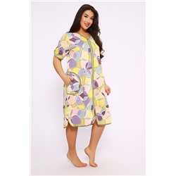 Женский халат Цветы 520 / Фисташковый