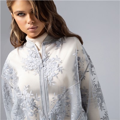 Бомбер с вышивкой, Роскошное решение (new)