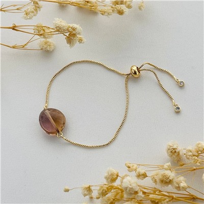 Радуга Самоцветов Браслет регулируемый на цепочке с Аметрином