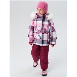 Комплект зимний для девочки: куртка, полукомбинезон