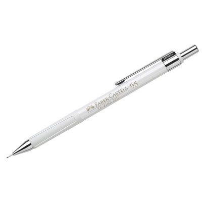 Карандаш механический Faber-Castell "TK-Fine 2315", HB, 0,5мм, с ластиком, белый корпус