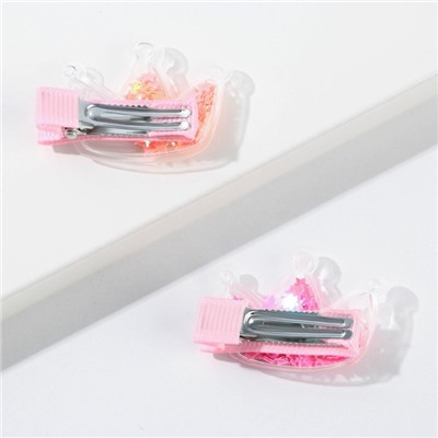 Заколки для волос Princess, шейкер, 2 шт.