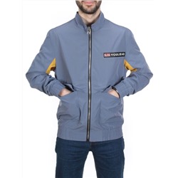11133 GRAY/BLUE Ветровка мужская Bluoltre (100% полиэстер)