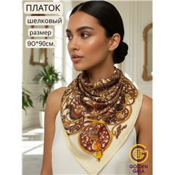 Платок шелковый Люкс "Миледи" Арт 2427/41