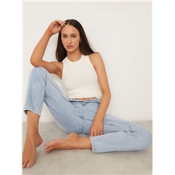 Джинсы mom fit