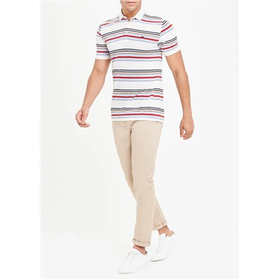 Sahara Stripe Polo Shirt